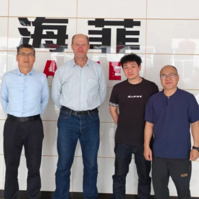 South African Customers Visit Haifei Factory For Inspection South African Customers Visit Haifei Factory For Inspection